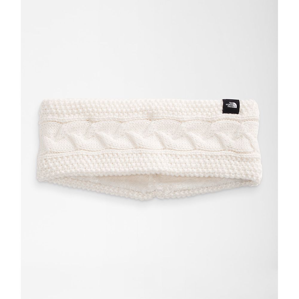 The North Face Headband Womens Australia - The North Face Cable Minna Earband White (OZW-356190)